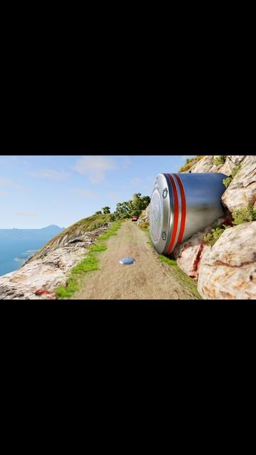 HmmiAXue8iA - Cars Bollard Crash - Beamngdrive 🚗 #shorts