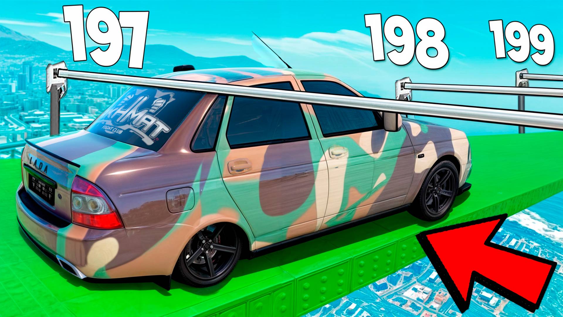Как далеко проедет ЧИТ ТАЧКА ПРИОРА в ГТА 5 Моды? Узко низко в GTA 5! Обзор мода в GTA 5
