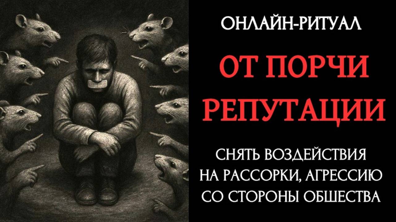 🔥СНЯТИЕ ПОРЧ НА РЕПУТАЦИЮ (ОТ РАССОРОК, АГРЕССИИ) l ОНЛАЙН-РИТУАЛ🔥