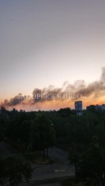 Запорожье после ночной обработки. Цели в городе приняли больше кол-во ФАБов с УМПК и Гераней....