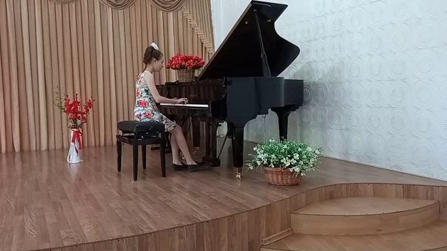 Кузнецова Софья, Хаджиев П. Этюд, a- moll. Преп. Андреева Т. М.