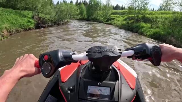 Пермь Активная Гидроизоляция BRP SPARK 2025 наваливаю по узкой речке 🔥😅