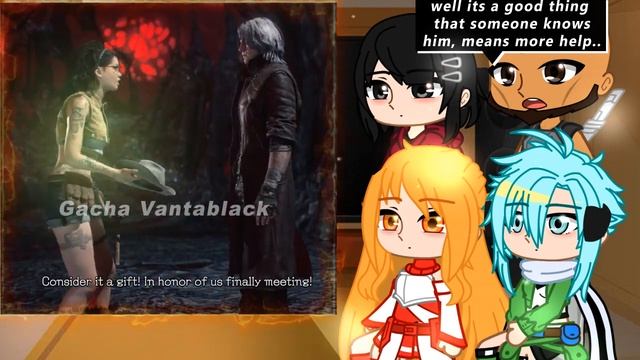 Sao react to kirito as dante part 3