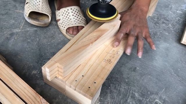 Amazing Design Ideas Woodworking From Pallets // How To Build A Beautiful And Sturdy Chair - DIY