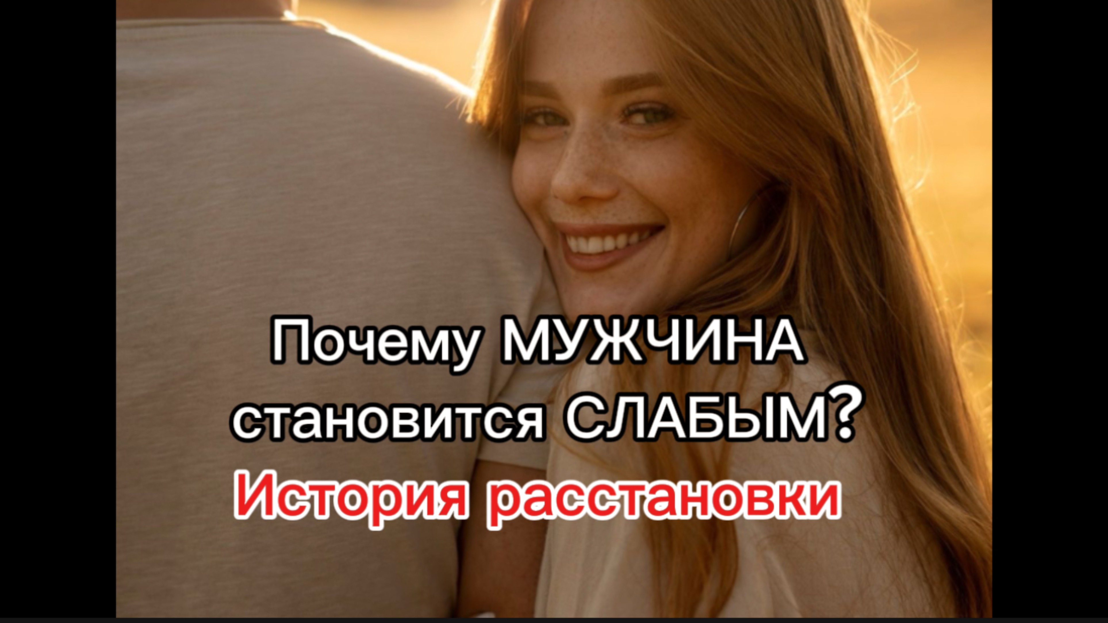 РЯДОМ СЛАБЫЙ МУЖЧИНА. РАССТАНОВКА