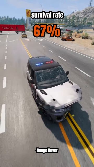 8bFHGNvGPIg - Chance of survival with different vehicles - BeamNG.drive! #shorts