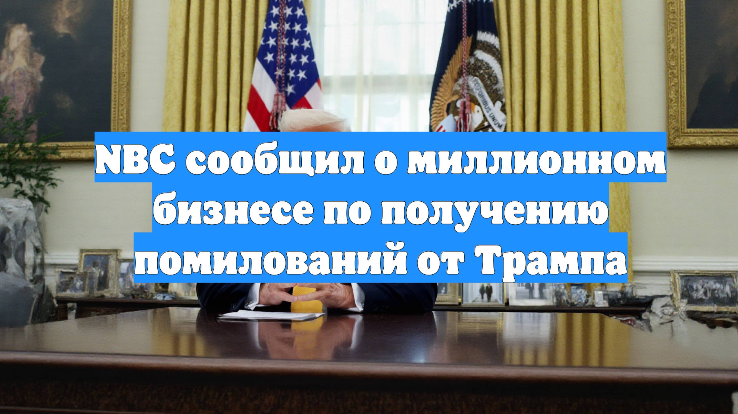 NBC сообщил о миллионном бизнесе по получению помилований от Трампа