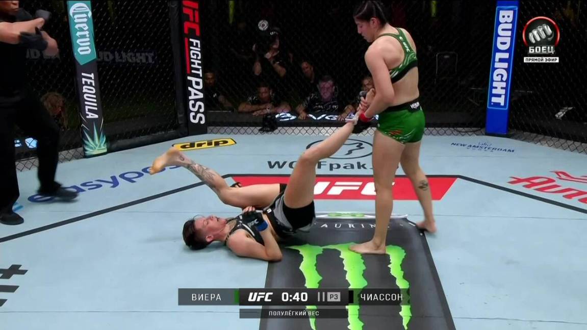 Кетлин Виера победила Мэйси Чиассон (видео). UFC Fight Night