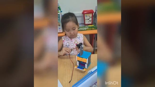 Винокурова Алиана, 6 лет. Детский сад "Радуга", с. Бясь-Кюель, Горный улус. Тема: "Движущиеся щетки