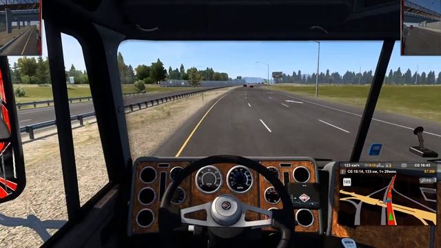 American Truck Simulator - Грузоперевозки на International 9800