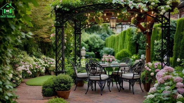 Двор и сад в викторианском стиле фото (2) для вдохновения