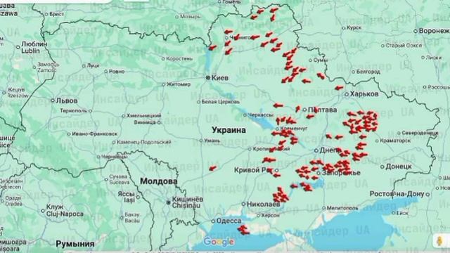 🇷🇺🔥🇺🇦Серъёзная угроза для всей Украины: огромный рой в 400 дронов атакует страну