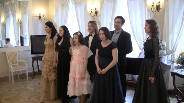Рахманинов. "Весенние воды". Ансамбль класса Голубевой Марины Максимовны. Партия ф-но Виктор Зубов