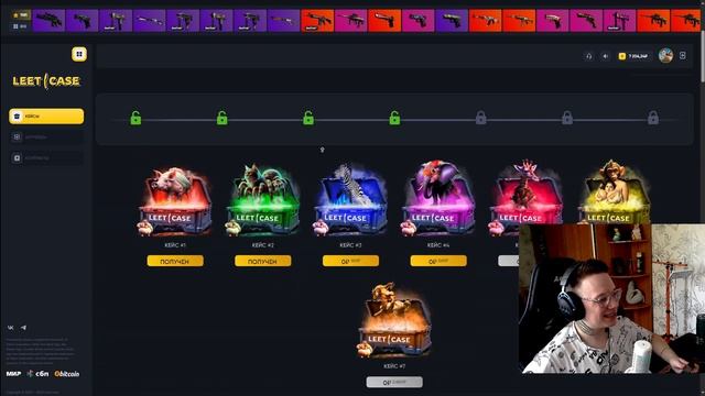 ПРОВЕРКА САЙТА ПО КЕЙСАМ leetcase.skin