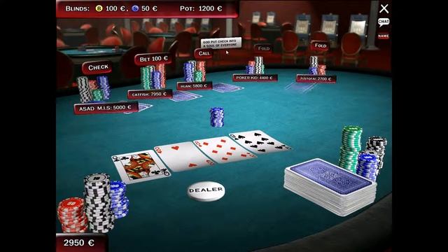 Кооперативный Texas Holdem 3D #3 [Флэш в конце туннеля]