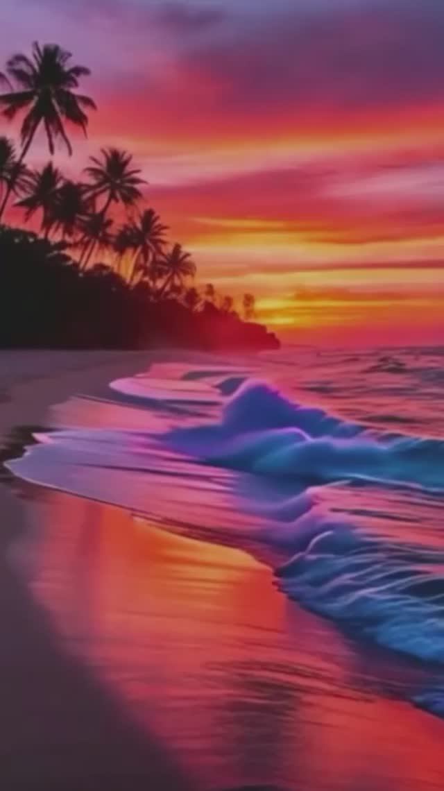 Тропический закат 🏝 #shorts
