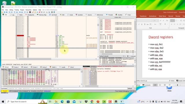 8 - Addition using full registers