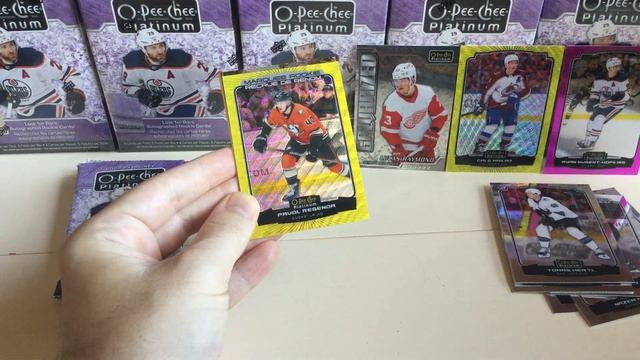 NHL O-PEE-CHEE PLATINUM 2022-23 / Обзор коллекции карточек НХЛ / Unpacking