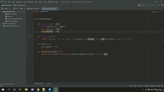004. Рефакторинг класса ReminderData.