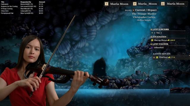 🎻Скрипка против Босса! The Troupe Master | Hollow Knight ⚔️ Christopher Larkin🎵