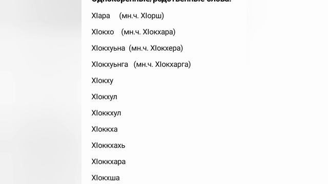 Нохчи мотт Чеченский язык