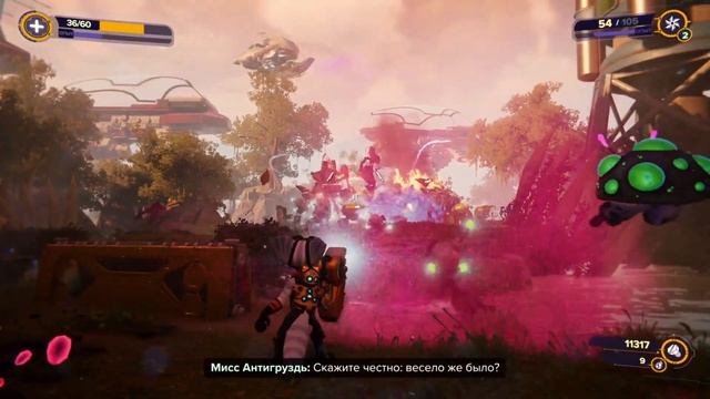 Нефариус атакует! Игра "Ratchet & Clank: Сквозь Миры" (PS5). Част?