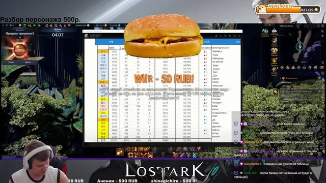 Lost Ark. Самые популярные классы в Т4 на корейских сервер?