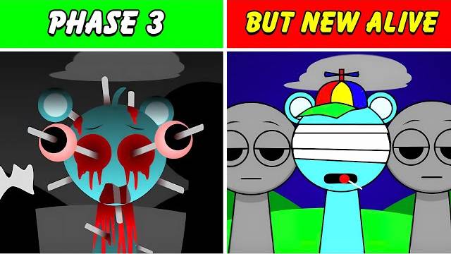 Incredibox Sprunki_ Фаза 3 - Окончательная, но новая живая версия (Новый мод)