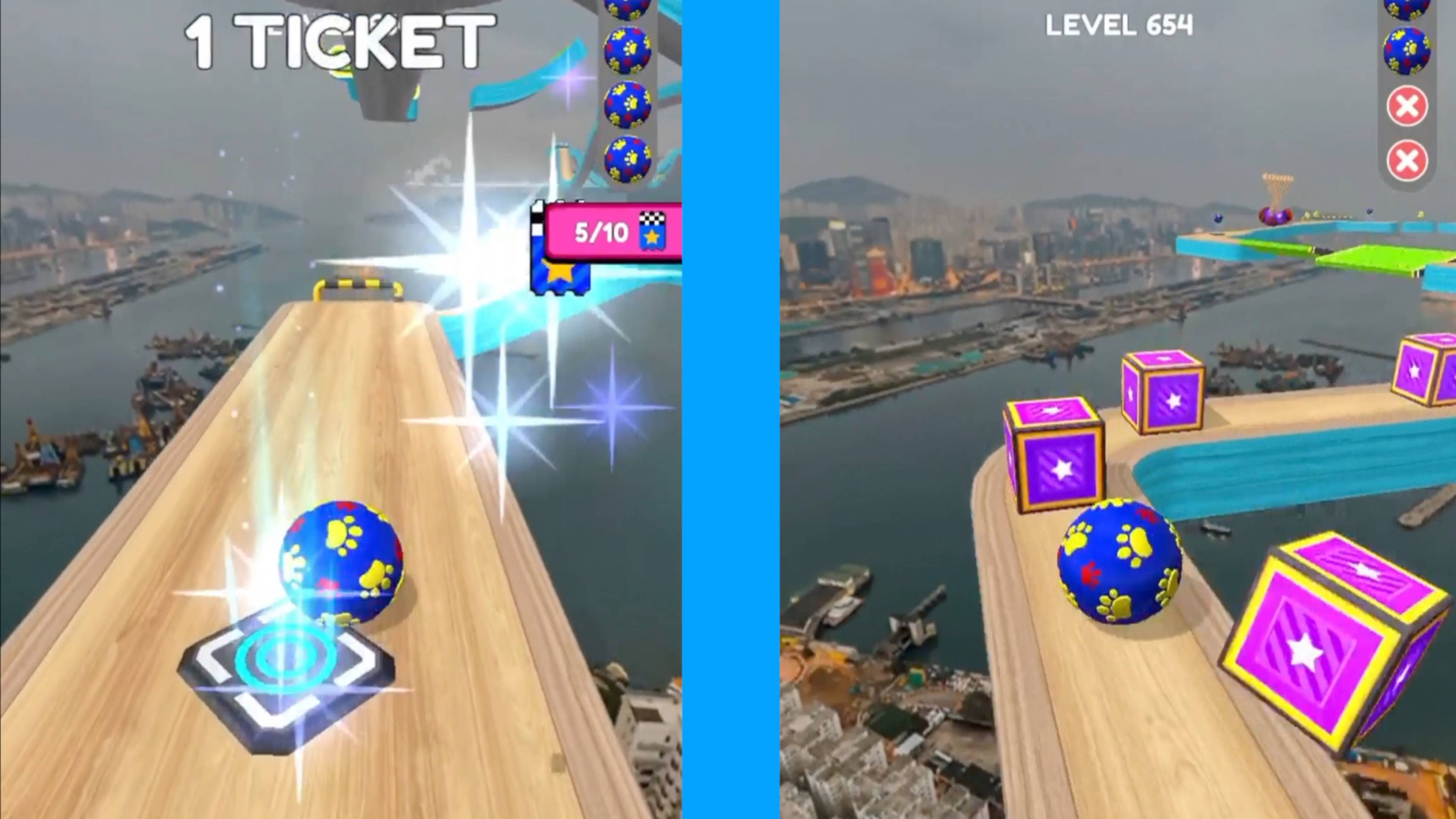 Going balls All Levels Gameplay IOS Android Going Balls Level 654
