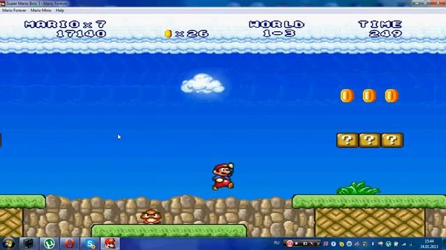 mario forever #1 лёгкие уровни