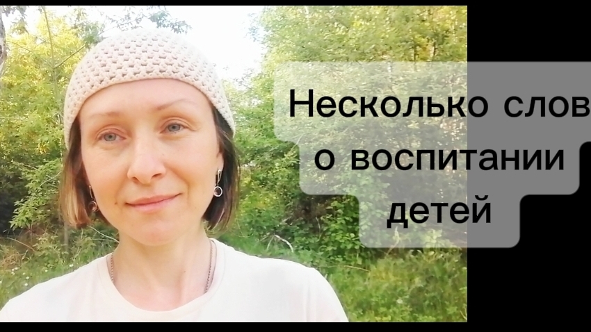 Несколько слов о воспитании детей