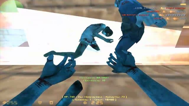 Counter-strike 1.6 зомби сервер №14 [Не плохой ЗМ).]
