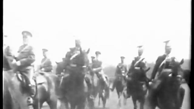 Русские гусары на параде 1913 г.