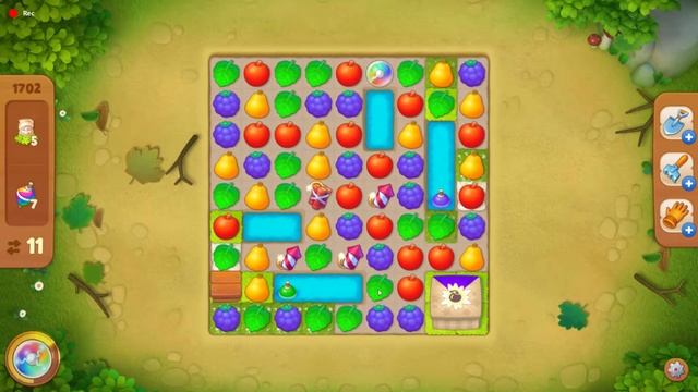 1702 Gardenscapes Hard Level  Прохождение Игры