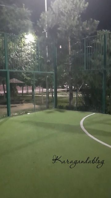 Футбольное поле в Караганде