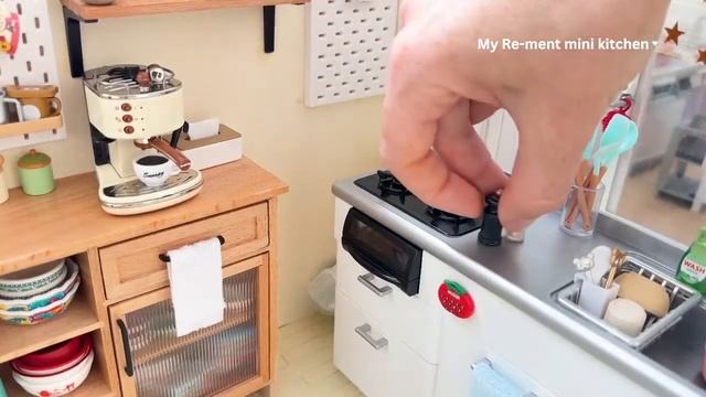 Miniature kitchen set installation ✨ASMR ✨Re-ment collection✨