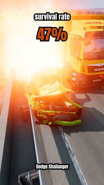 1jD-nNHjGrI - Chance of survival with different vehicles - BeamNG.drive! #shorts