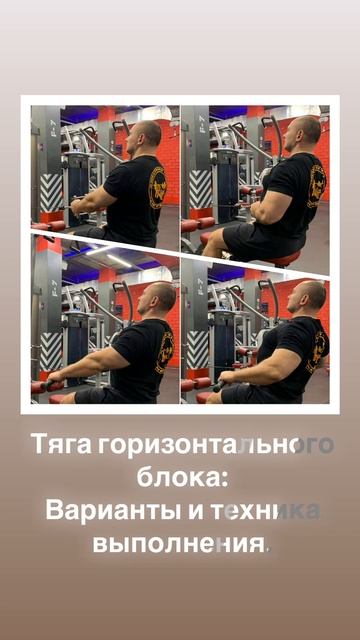 Новая статья «Тяга горизонтального блока: Варианты и техника выполнения"
