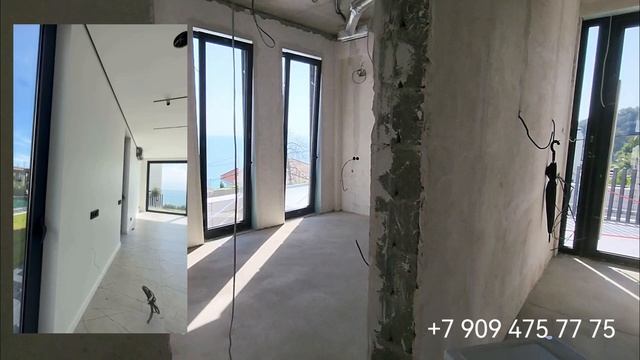 КП ВИДНЫЙ - ДОМ 220 М² С ДИЗАЙНЕРСКОЙ ОТДЕЛКОЙ, ПАНОРАМНЫЙ ВИД НА МОРЕ || НЕДВИЖИМОСТЬ СОЧИ, РУЧЕЙ В