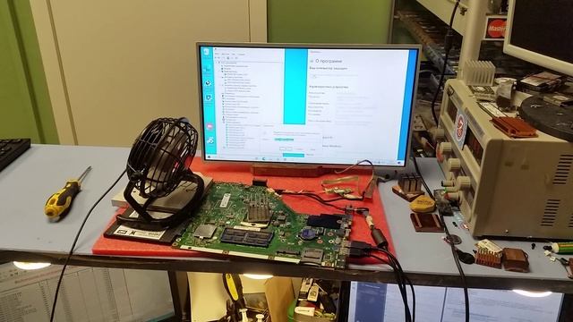 Матплата Asus X55C заказ 19039 - контрольный запуск.