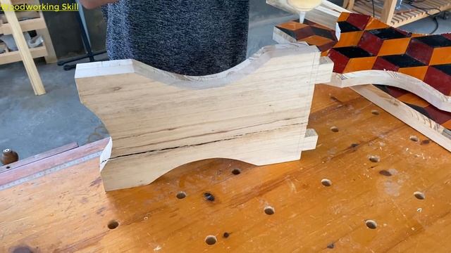 New Design From Wood Will Surprise You // Build The Most Beautiful Bench In The World