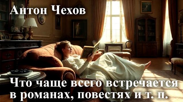 Антон Чехов. " Что чаще всего встречается в романах, повестях и т. п."