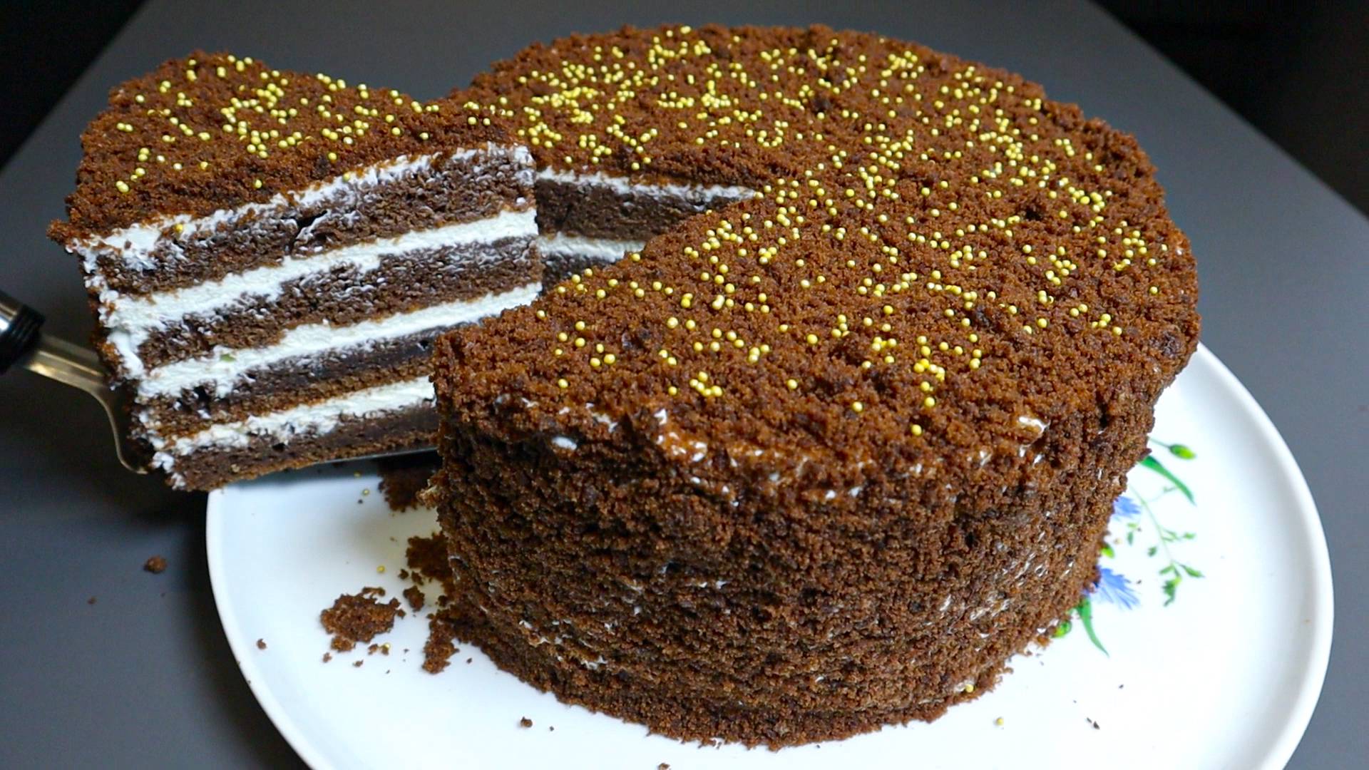 Вкусный торт за 20 минут! Рецепт прост и быстр в приготовлении. Обалденный десерт к чаю.