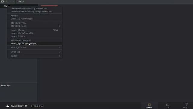 151. Quick Tip - Re linking footage in Davinci Resolve