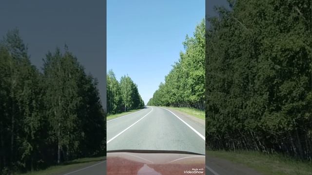 дорогами//Омской области//