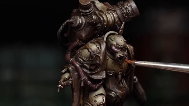DEATH GUARD Lord of Poxes || How to Paint in the Grimdark Style || WARHAMMER 40000 - Grimdark Compen