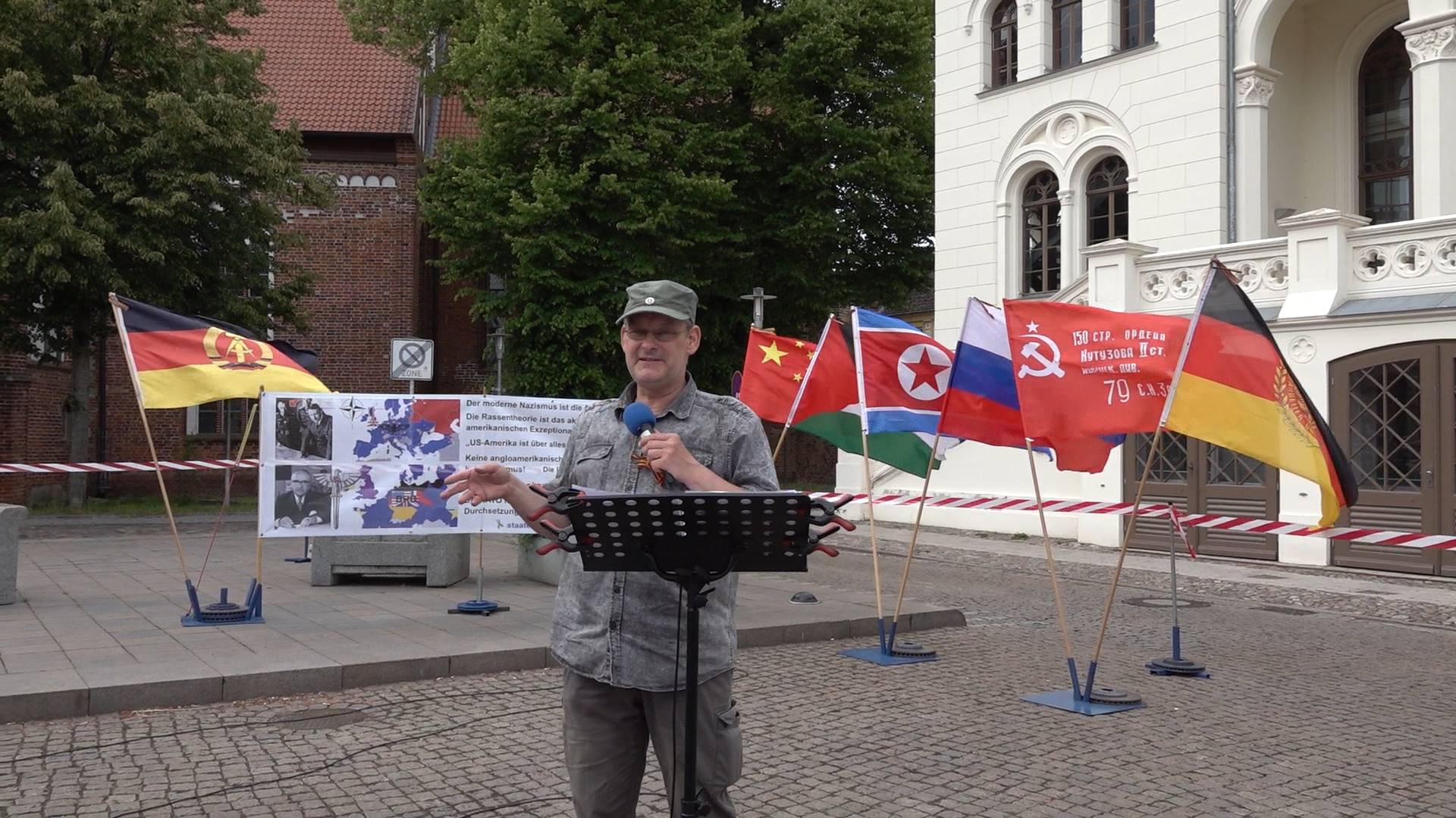 Wolfgang Effenberger zu staatenlos.info-Treptow 9. Mai 2025