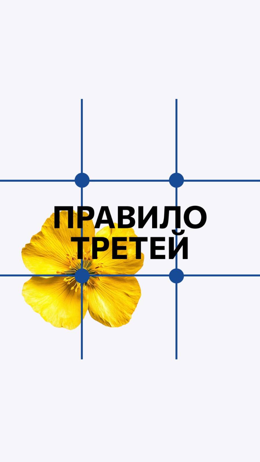 Правило третей в дизайне