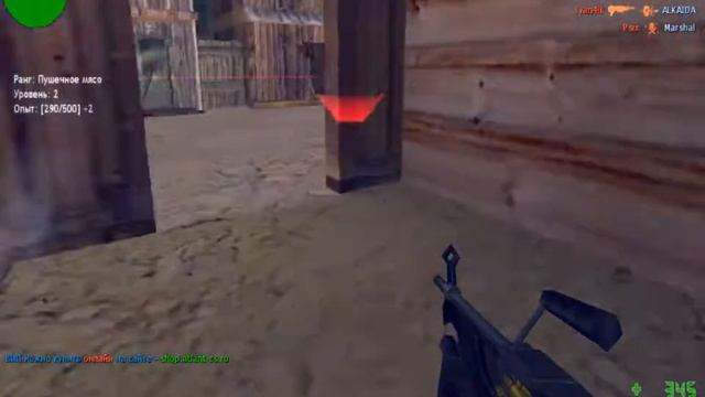 Друг нубик в первый раз играет в кс 1.6