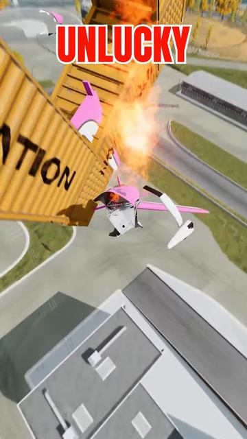 ByWD_0iGcP0 - Lucky Cars vs Unlucky Cars - BeamNG Drive!
